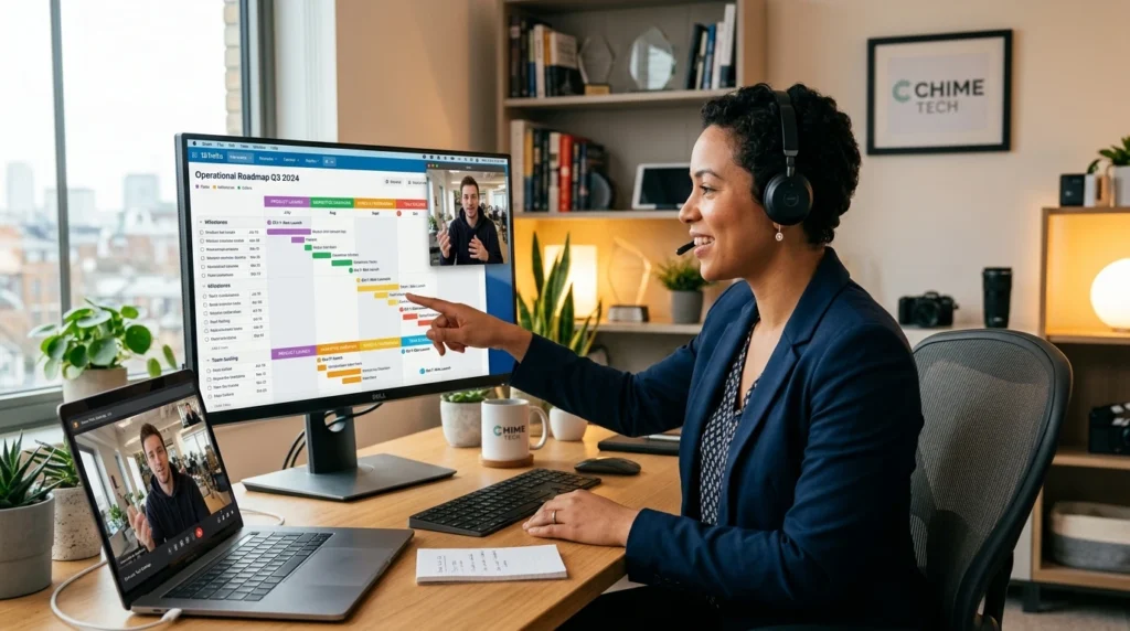 Dedicated full-time virtual assistant collaborating in real time with a scaling startup leadership team